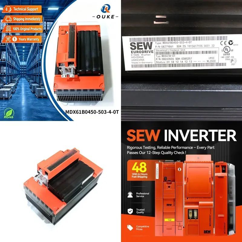 Sew Frequency Inverter MDX61B0450-503-4-0T MDX61B0450-503-4-00 Sew Eurodrive Inverter