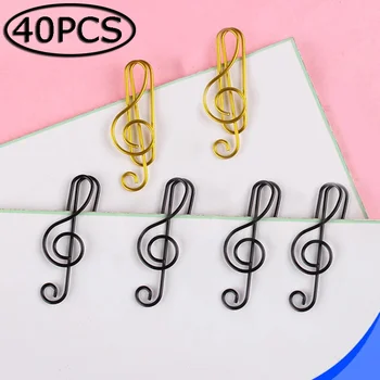40/20 יחידות מחזיקי נייר בצורת תו מוזיקה יצירתיים למחזיק סימניות מקרטון מקושט למשרד בית ספר