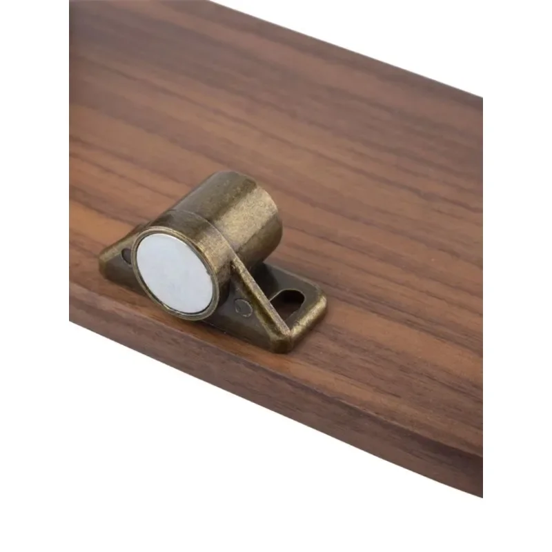 باب خزانة المنزل قفل باب خزانة مغناطيسي تأثير سدادة باب الأثاث المغناطيسي قفل بمزلاج مغناطيسي النيوديميوم قوي للغاية #4