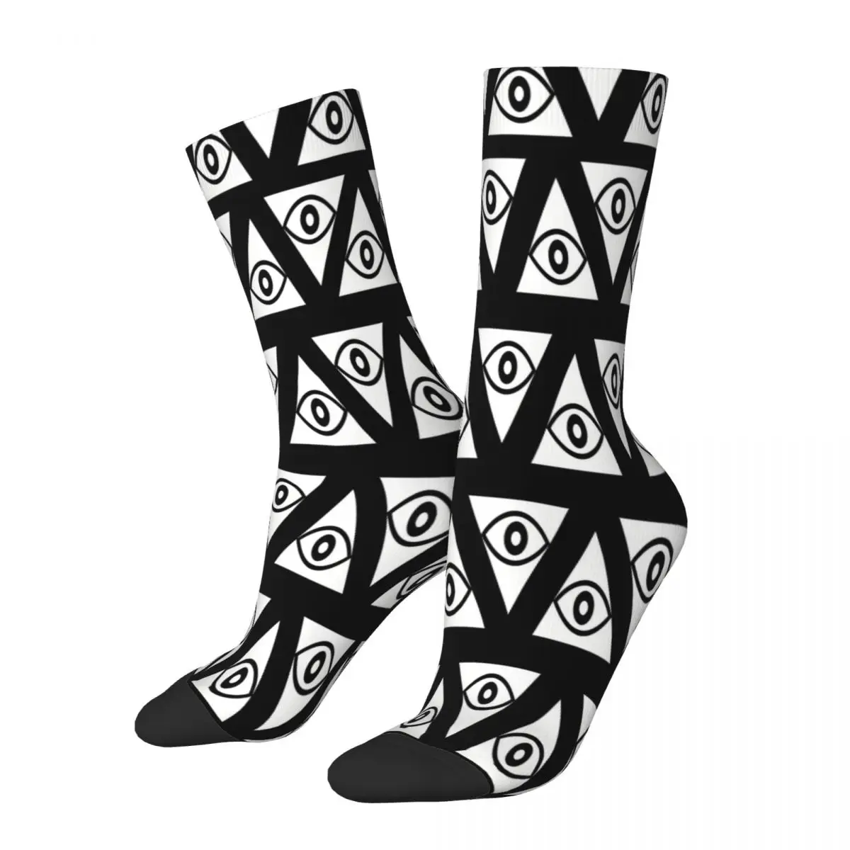 Triangles Eyes Illuminati Socks Male Mens Women Summer Stockings Polyester