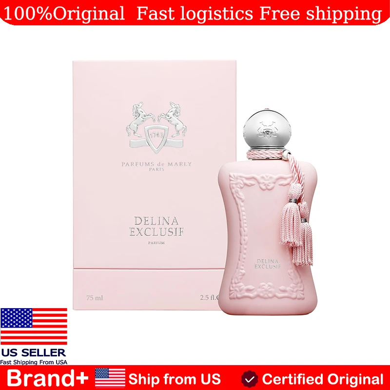 

PARFUMS DE MARLY Delina Exclusif 75ML Arabian Women's Perfume Long Lasting Fragrance Cologne Persistence Pheromone Portable