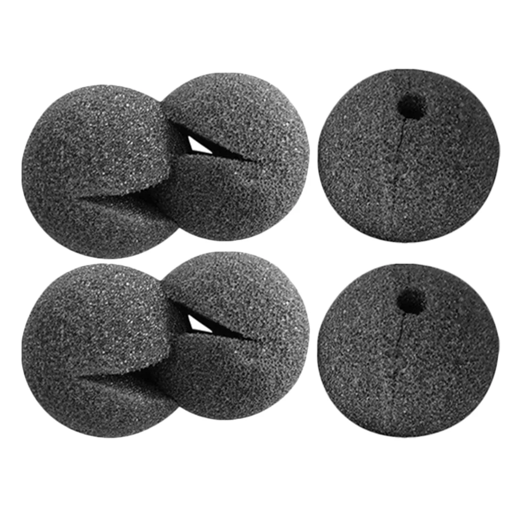 6 PCS Clown Nose Accessories for Carnival Costume Black Festivals Party Supplies