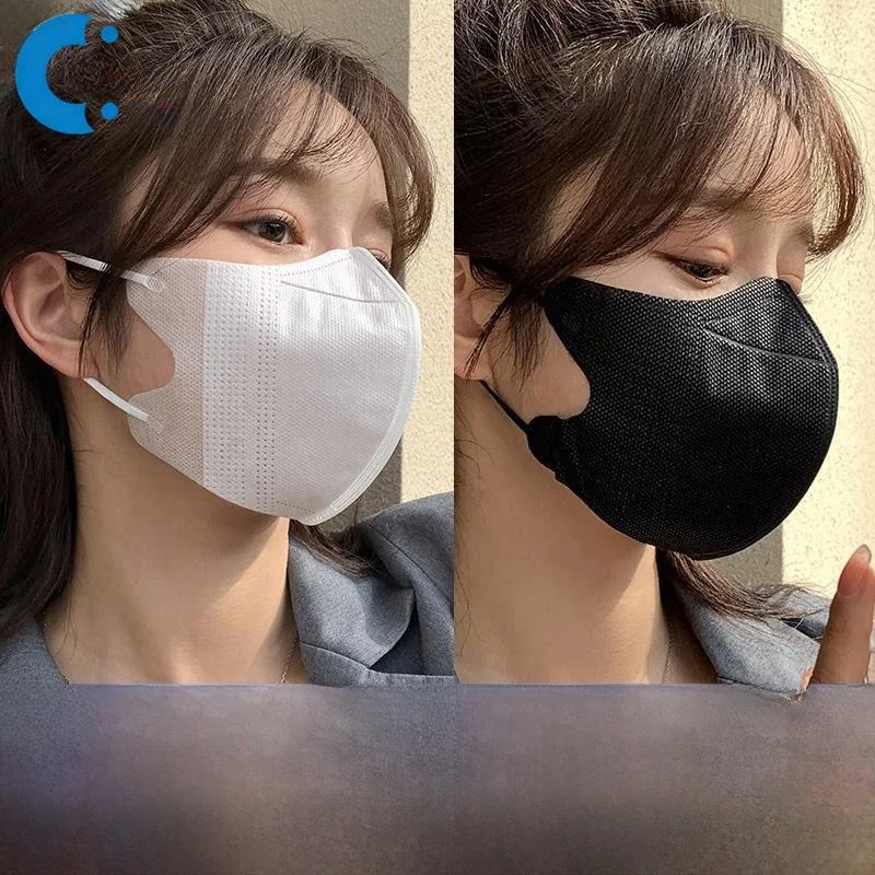 

Women's Winter Dustproof Mask 3D Bla White Disposable High Aesthetic Value Independent Paaging Adult Medical ade Non-Wo...