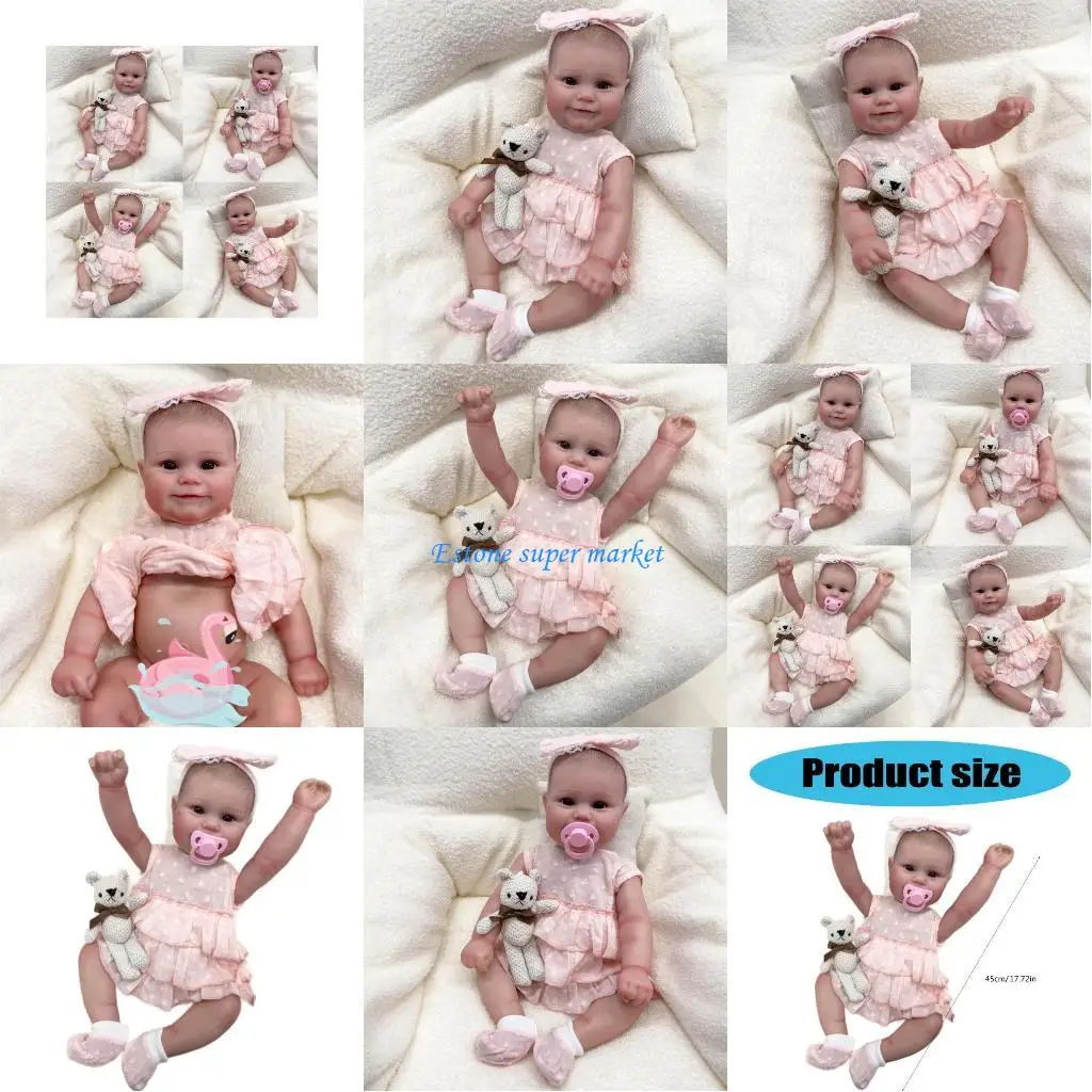 

090B Универсальный мягкий аксессуар для куколки для детей от 18 месяцев с нежным ароматом ванили и глазами для сна, ежедневное