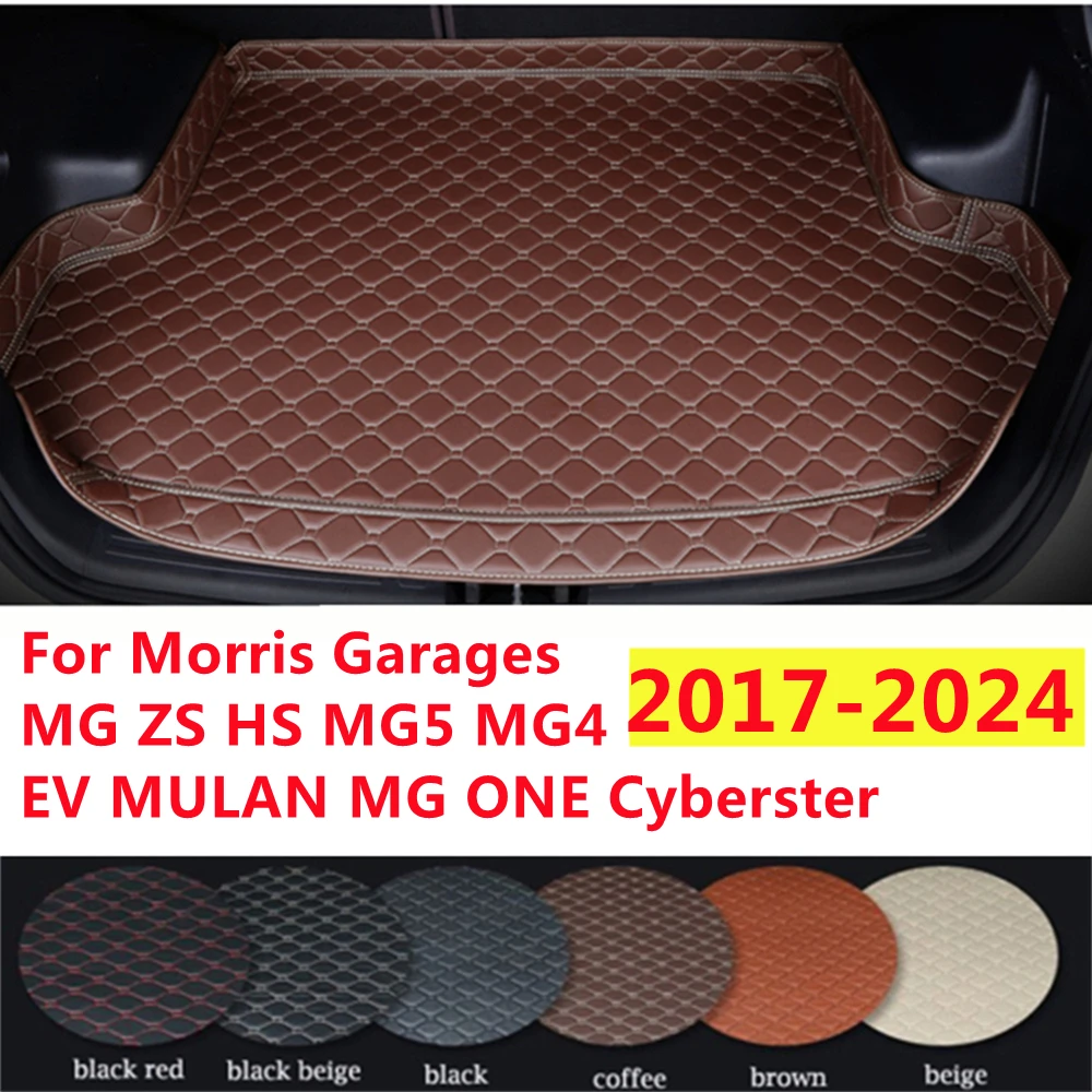 SJ High Side Car Trunk Mat AUTO Tail Boot Cargo Pad All Weather Fit For Morris Garages MG ONE ZS HS MG5 MG4 MULAN Cyberster 2024