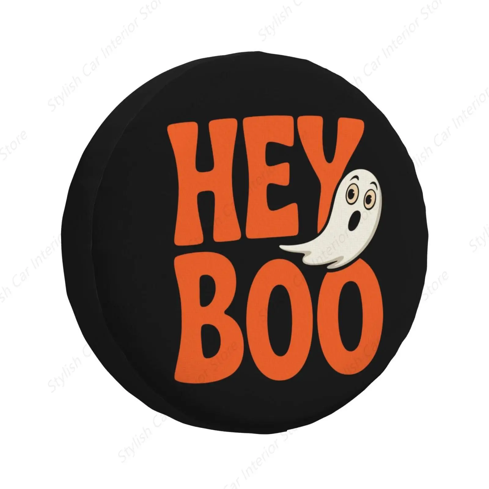 

Чехол для запасного колеса на Хэллоуин, универсальный чехол для колес, защита колес с призраком на Хэллоуин для путешествий, прицепов, внедорожников, грузовиков, кемпе