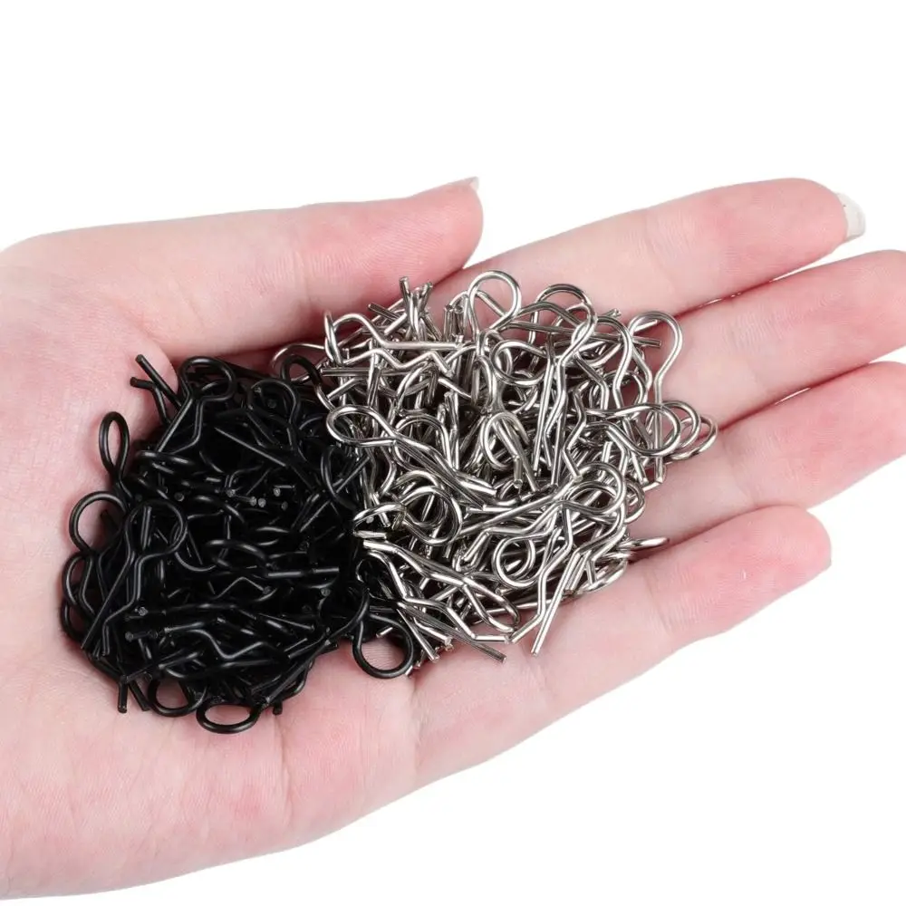 New 1/8 1/10 RC Body Clips R Type Wave Shape R Buckles Metal R-Clips RC Cars Parts