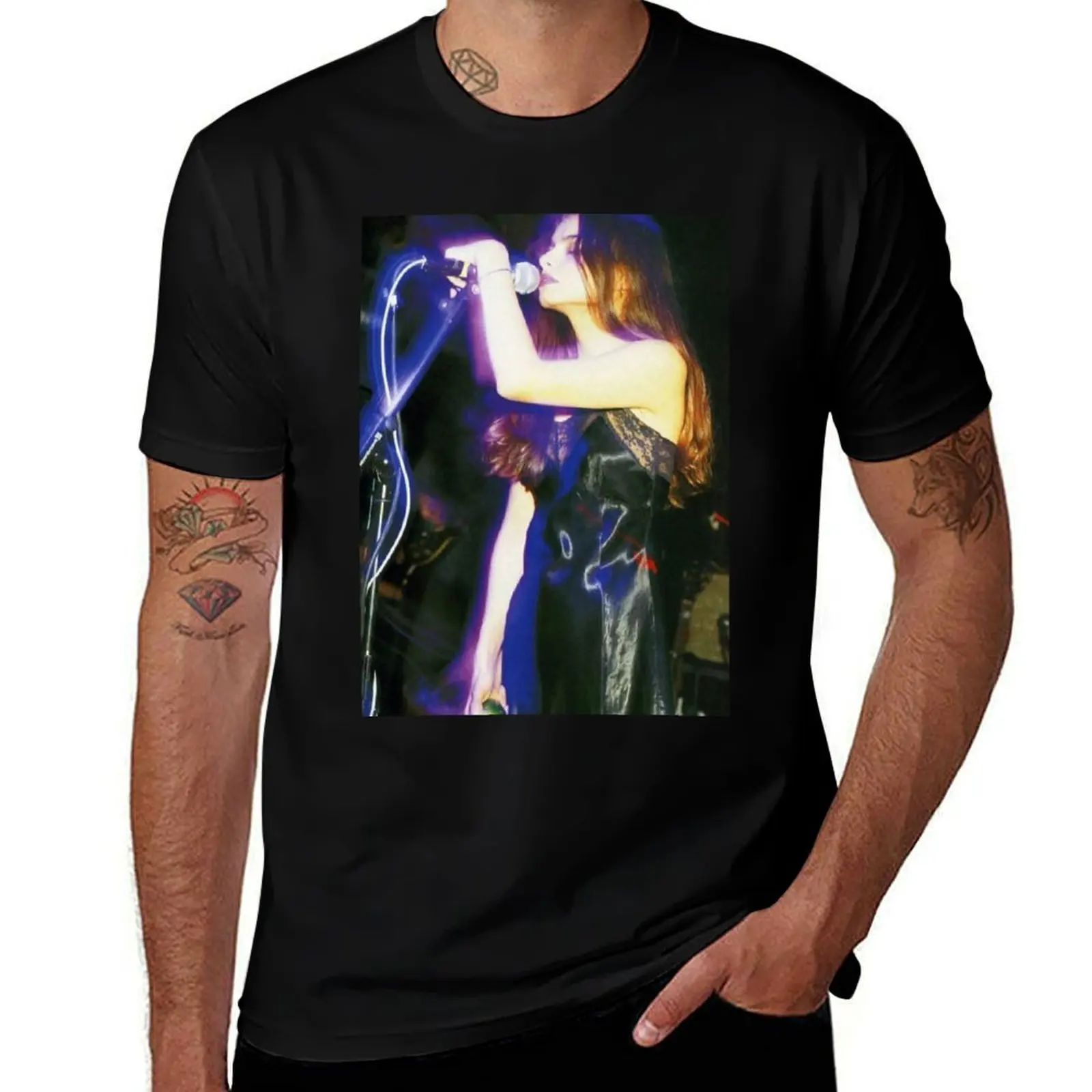Mazzy Star Film Shot - Hope Sandoval T-Shirt Modern Style Print T-Shirt