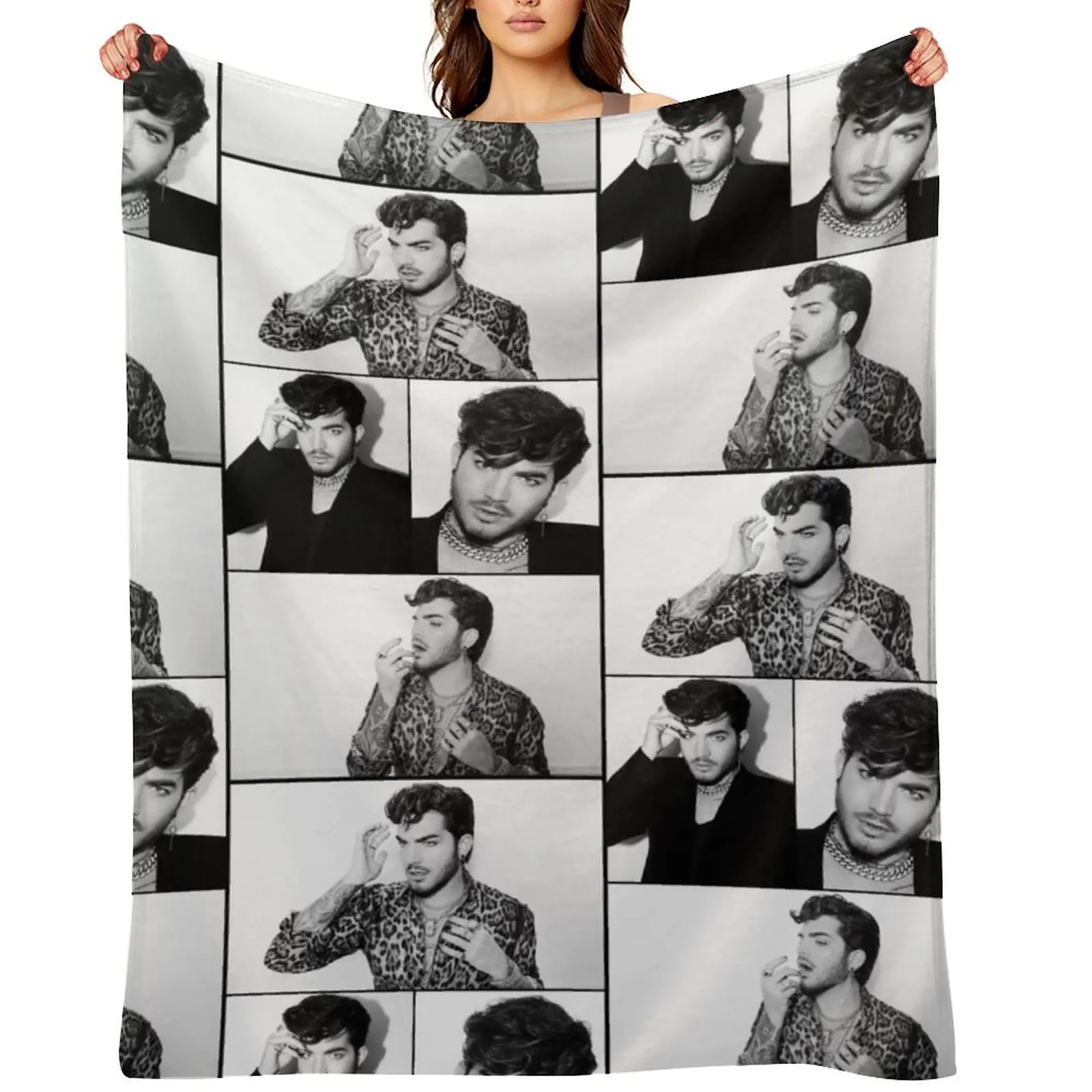 Stunning Adam Lambert Throw Blanket Stuffeds Baby Hairy Bed Fashionable Blankets