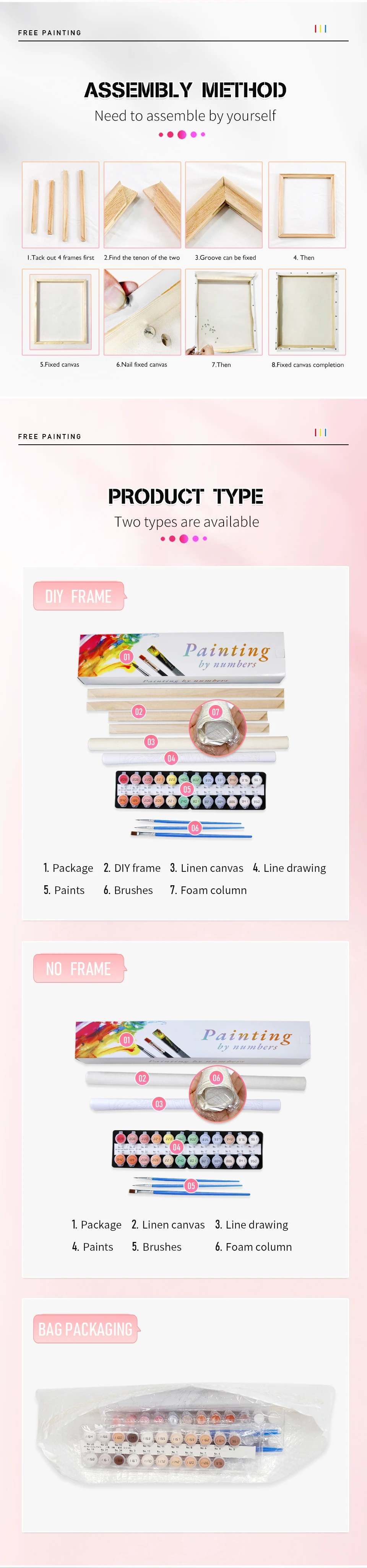Malen nach Zahlen Dropshipping Personalisiertes Foto Individuelles DIY-Bild Zeichnen und Ausmalen nach Zahlen Acryl Katze für Erwachsene Ohne Rahmen – Detail 13