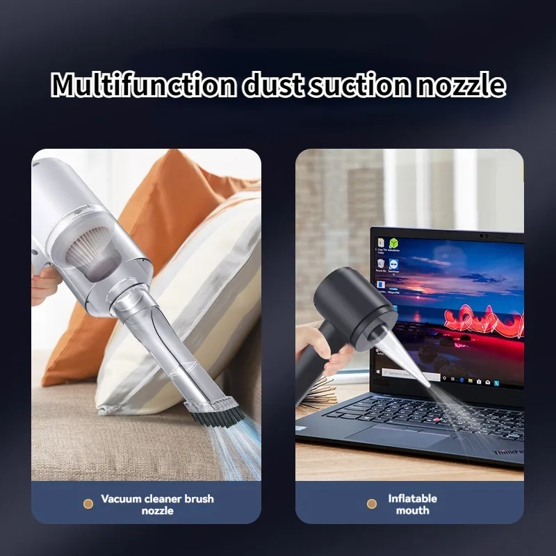 Car wireless vacuum cleaner, household high suction power car use, small car dual-purpose charging, high power suction blowing