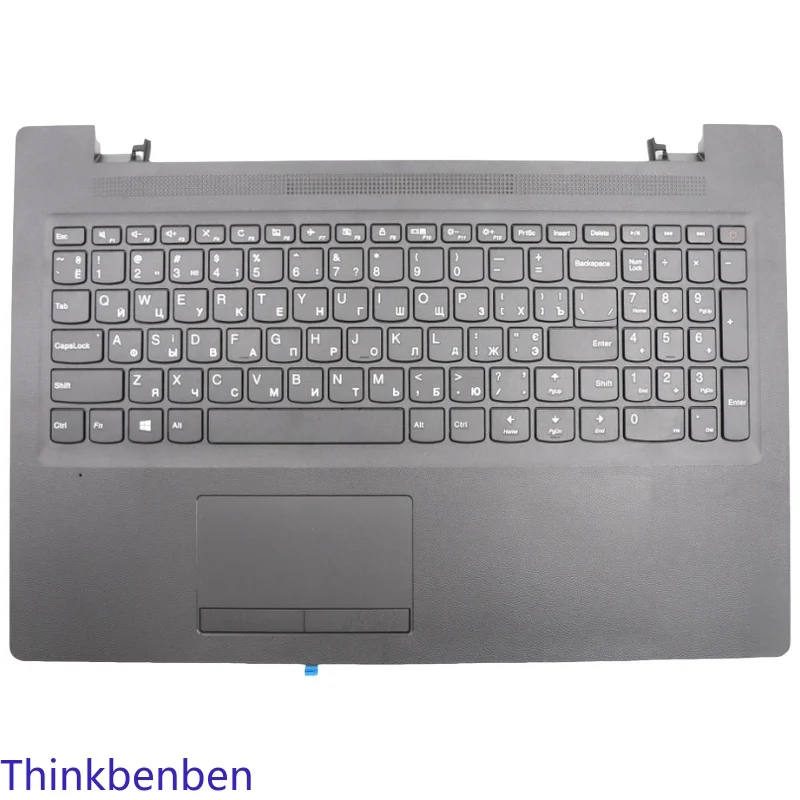 UKR Ukrainian Black Keyboard Upper Case Palmrest Shell Cover For Lenovo Ideapad 110 15 15IBR 5CB0L69467