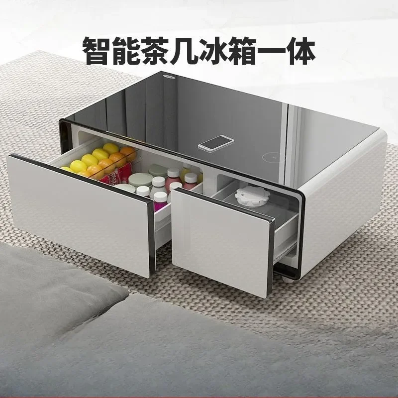 Smart refrigerator coffee table 90L refrigerated household, guest fresh refrigerated