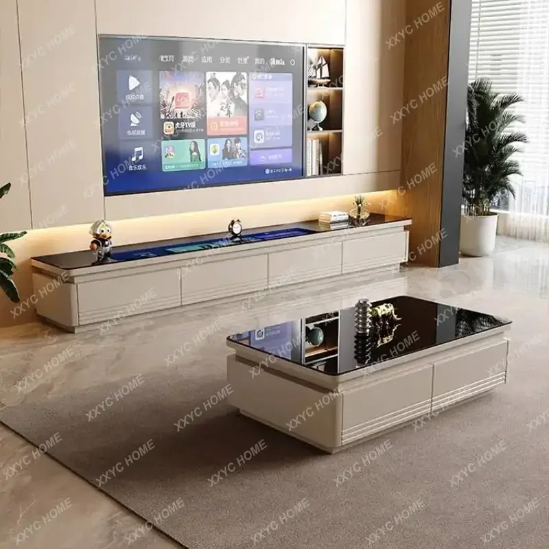 XX Cheap Drawers Tv Cabinet  Hidden Small White Black Tv Cabinet  Storage Unique Muebles Para Sala Furniture