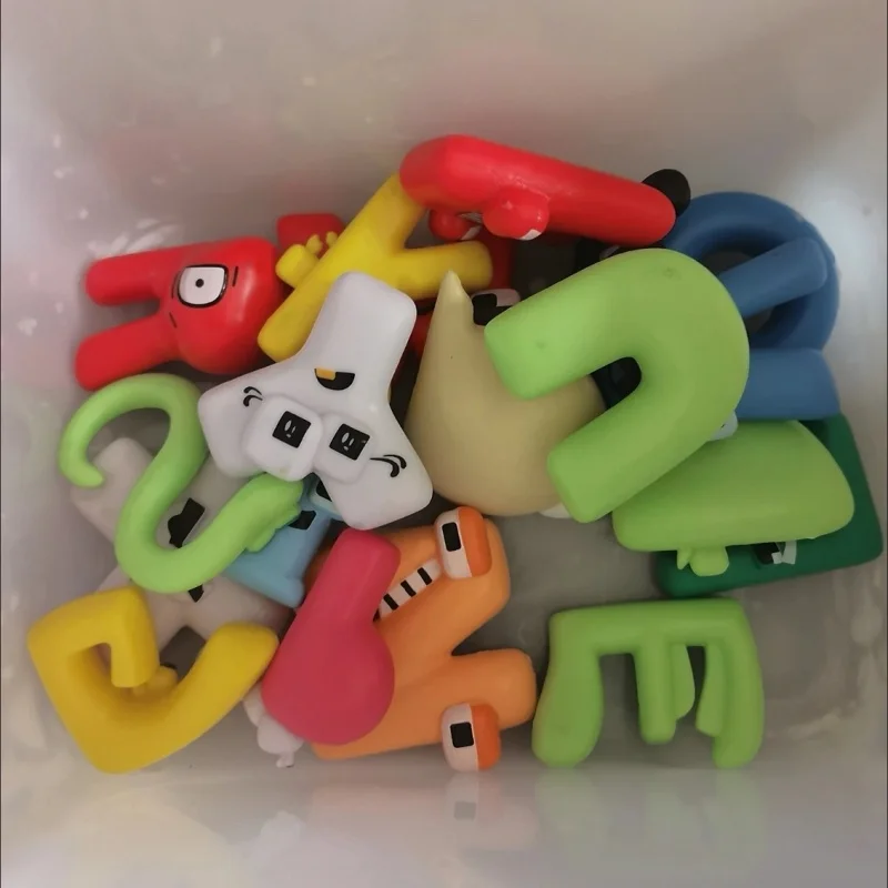 

English 26 Alphabet Toy Cartoon Alphabet Doll Hand-Made Model It's Funny English Alphabet Doll Children's Collect Gift