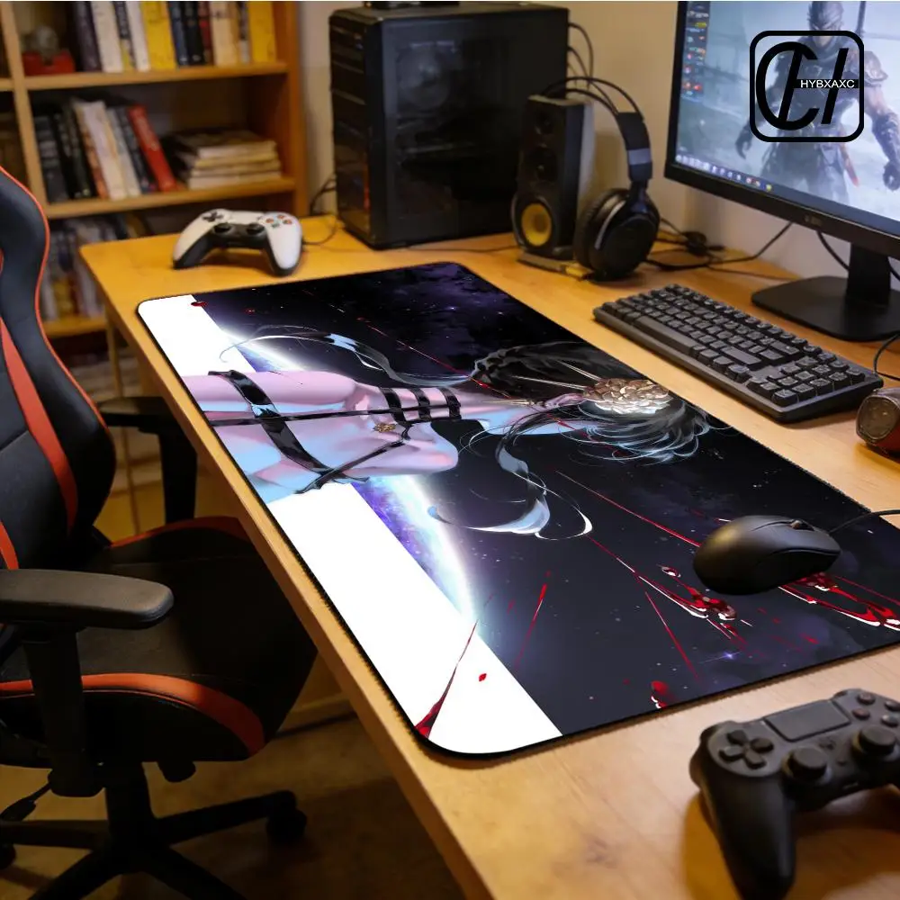 Anime Girls Thorn Princess Yor Forger Mouse Pad Mouse Pad Large Non-Slip Lock Edge Keyboard Pad Anti-Slip Gaming Desk Mat Office