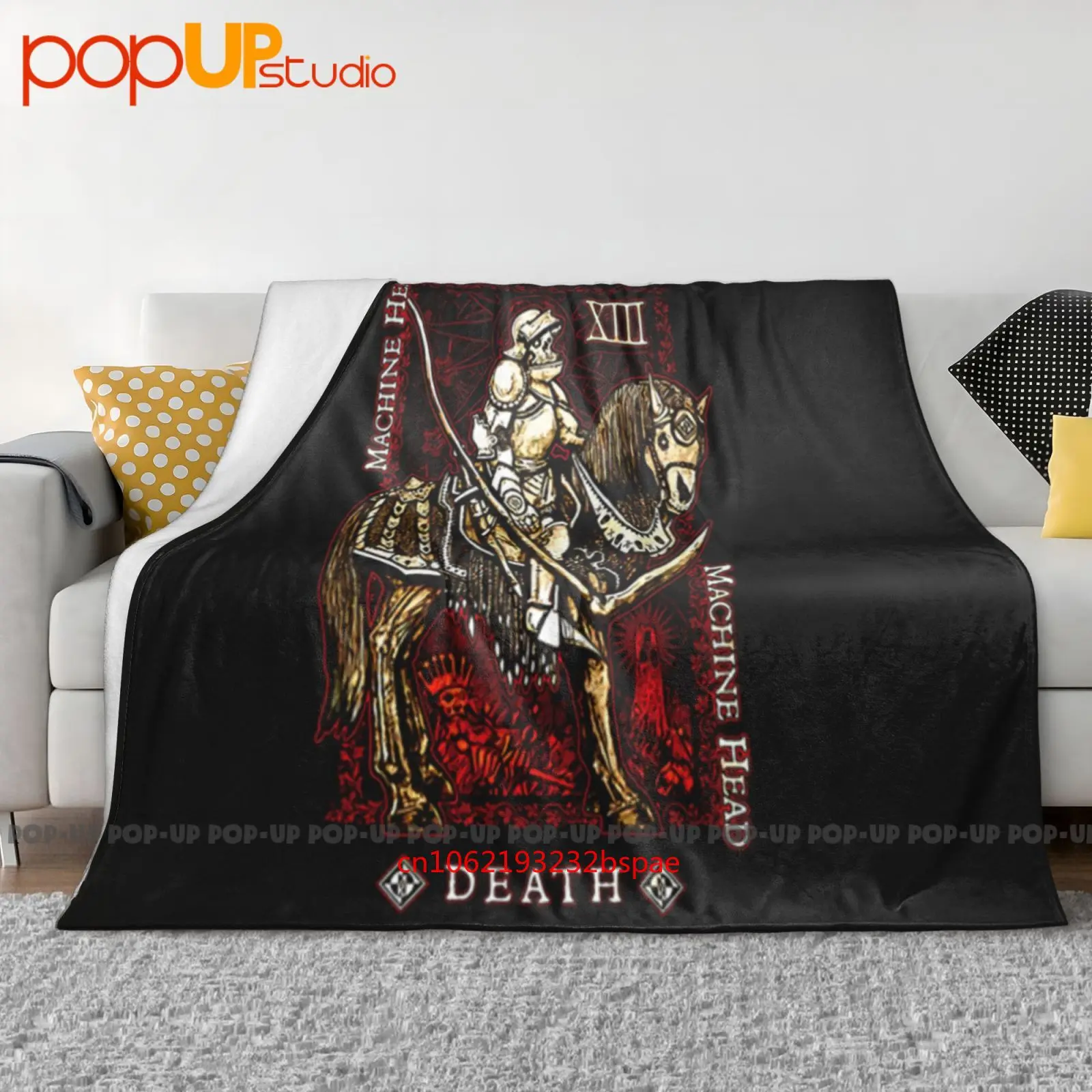 Machine Head Death Ultra-Soft Blanket Quilt Winter Sofa Cover Bed Covers