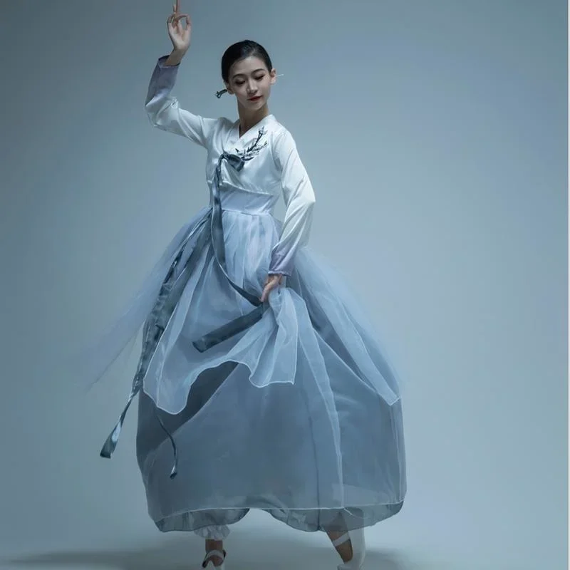 

Hanbok clothes women traditional costume Korean dress modernized improved Korean Court national dance cosplay dresses hanbok 한복