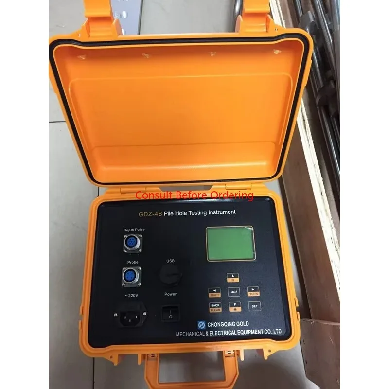 Pile Testing Instrument Electrical Caliper Logging Equipment 50m To 100m Depth Hole Diameter Tester