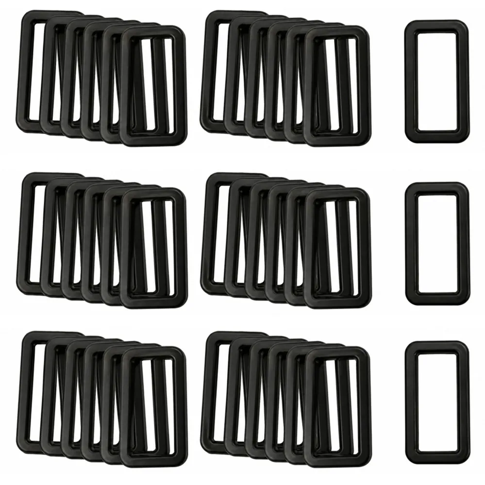 5-100 Pcs 20-50mm Metal Buckles for Bag Strap Square D Ring Buckle Webbing Adjuster Clasp Dog Collar Hook Hardware Accessories ﻿