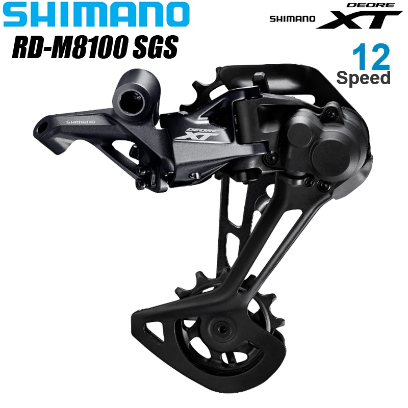 Shimano Deore XT M8100 Gruppe RD-M8100/RD-M8120 SGS Schaltwerk SL-M8100 Rechts 12-fach Schalthebel für Mountainbike Originalteile – Detail 4