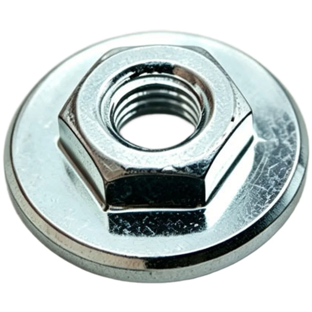 2PCS Hex Nut Adapter for M10 Pressure Plate on For 100Type Angle Grinder Constructed from Precision 45 Steel Components