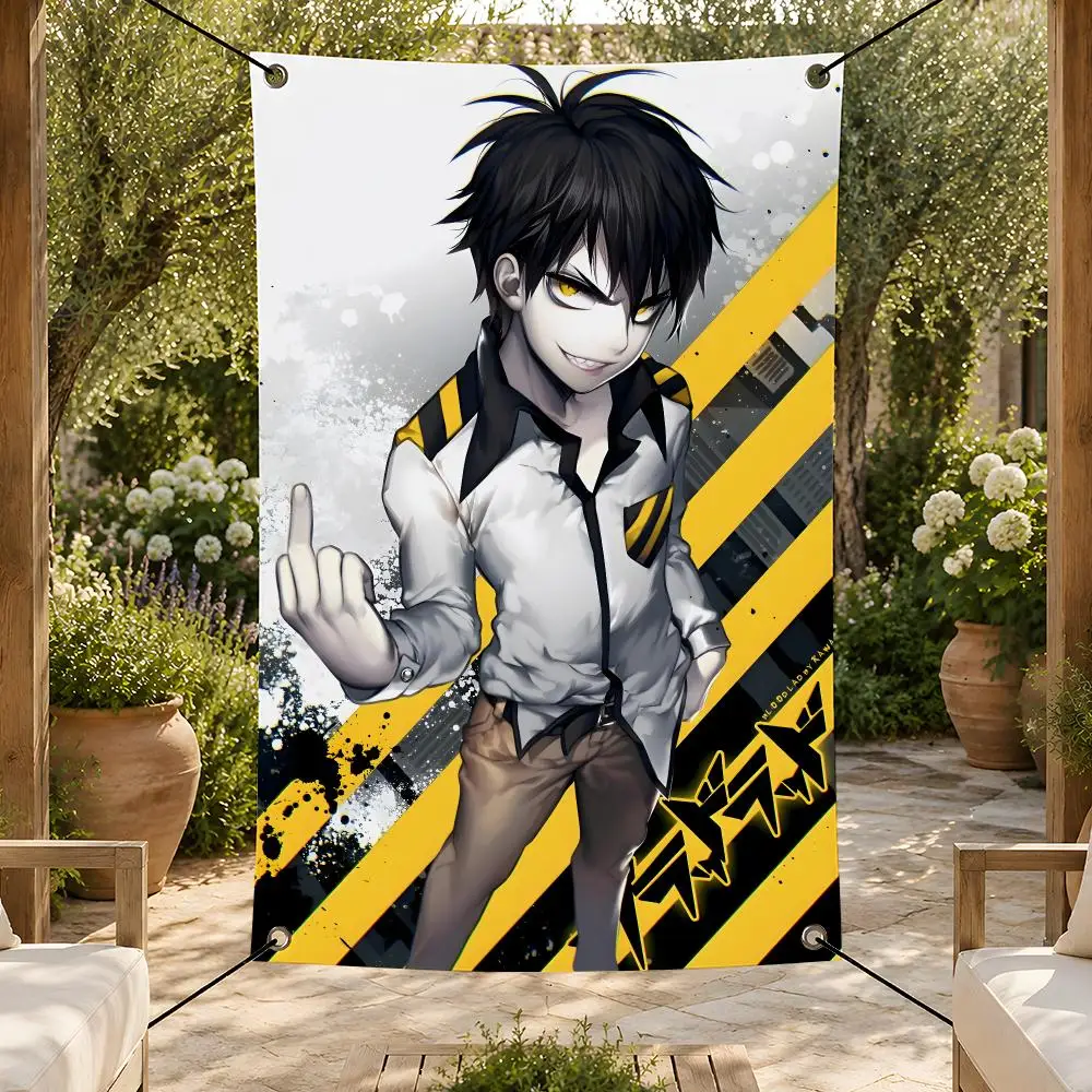 Anime Vampire Comedy Blood Lad Flags Supporter Flag Banner for Bedroom Dorm Wall Garden Yard Porch Patio Home Party Decor