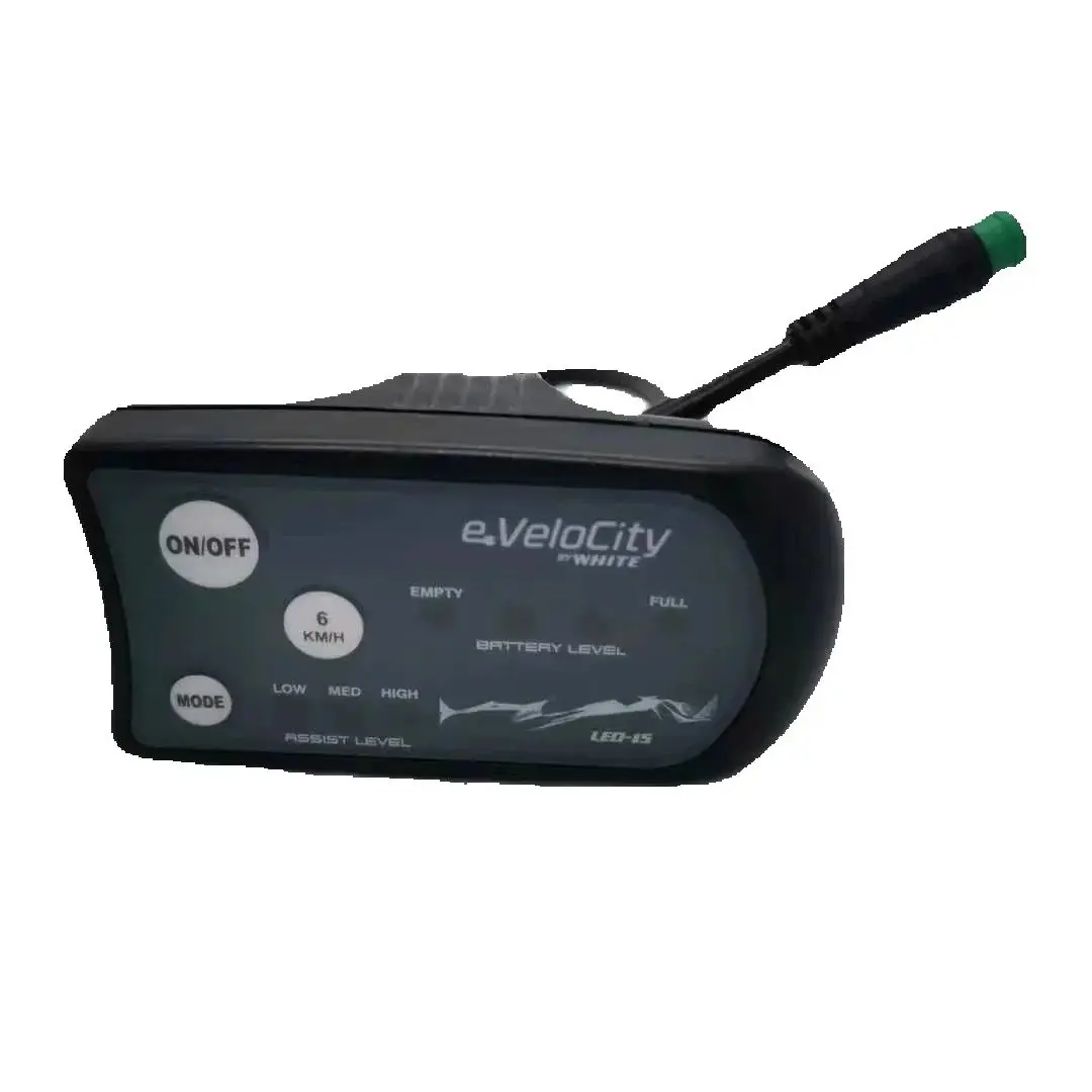 

Digi Computer Pannel EVELO Электрический велосипедный спидометр Whitebikes.fi EVELOCITY LED-15 ES DisLplay (по индивидуальному заказу) электрического велосипеда