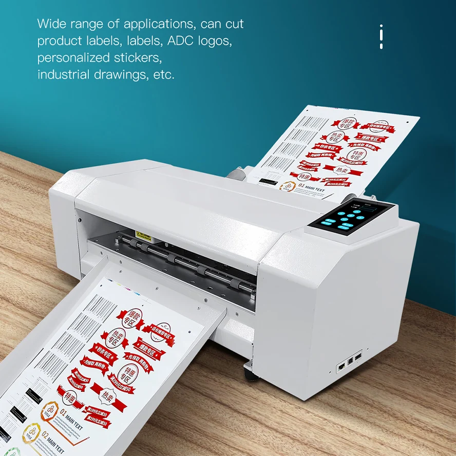 Digital A4 A3 A3+ Die Cutting Label Machine Vinyl Cutter Price Sticker Cutting Plotter