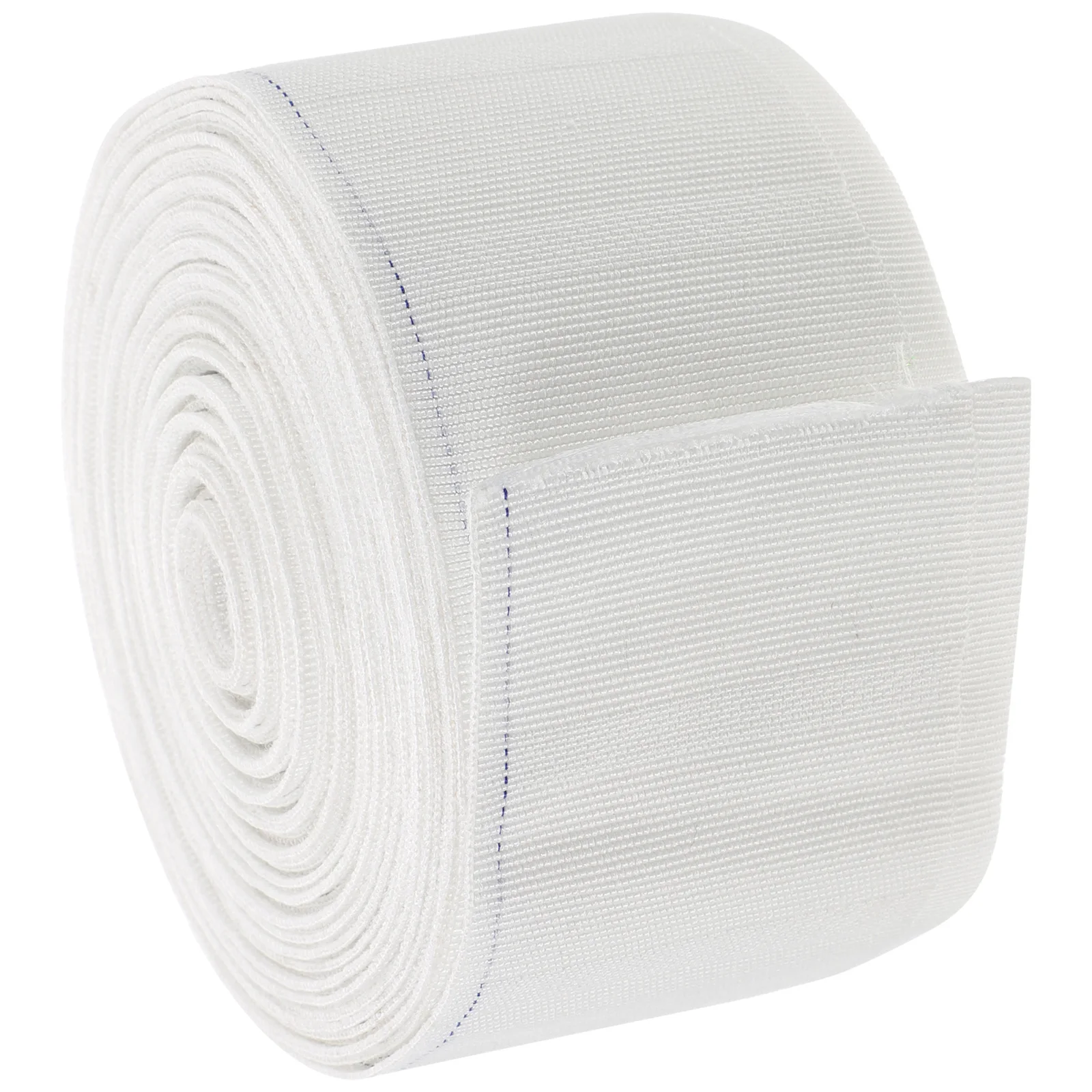 

Curtain Pleated Tape 2 Yards Heavy Duty No Odor Soft Fabric for DIY Home Decor Roman Shade Shower Door Drape Heading Pinch Tape