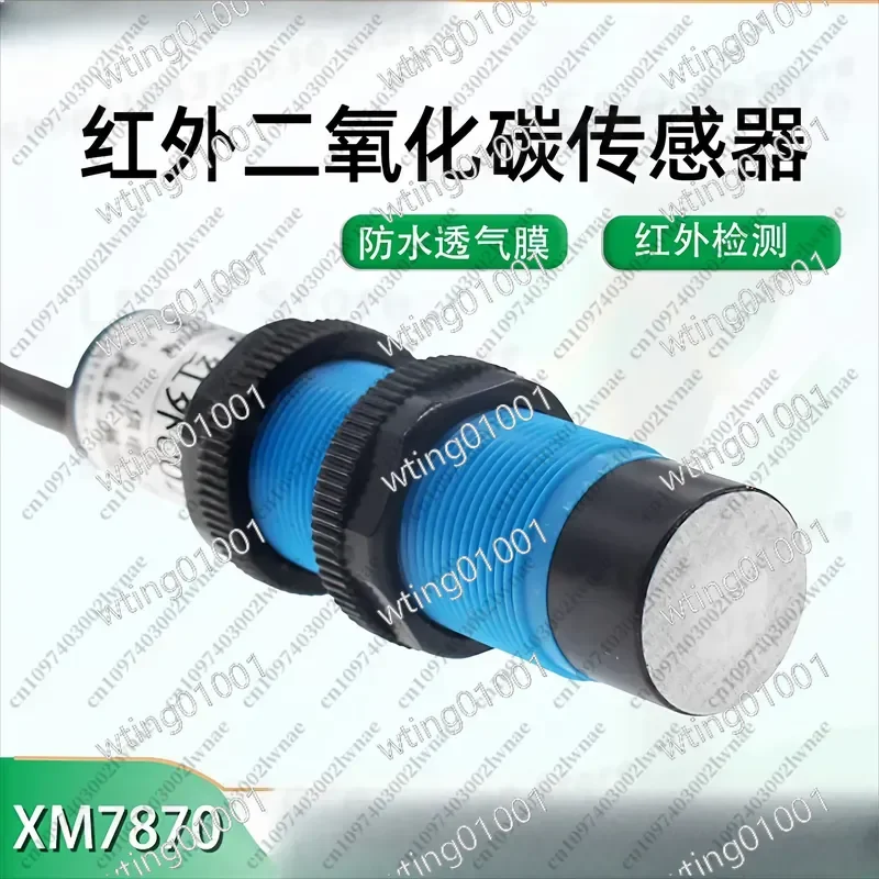 for RS485 Infrared CO2 Sensor High Precision Gas Detector Carbon Dioxide Probe Transmitter Module for Air Quality Monitoring