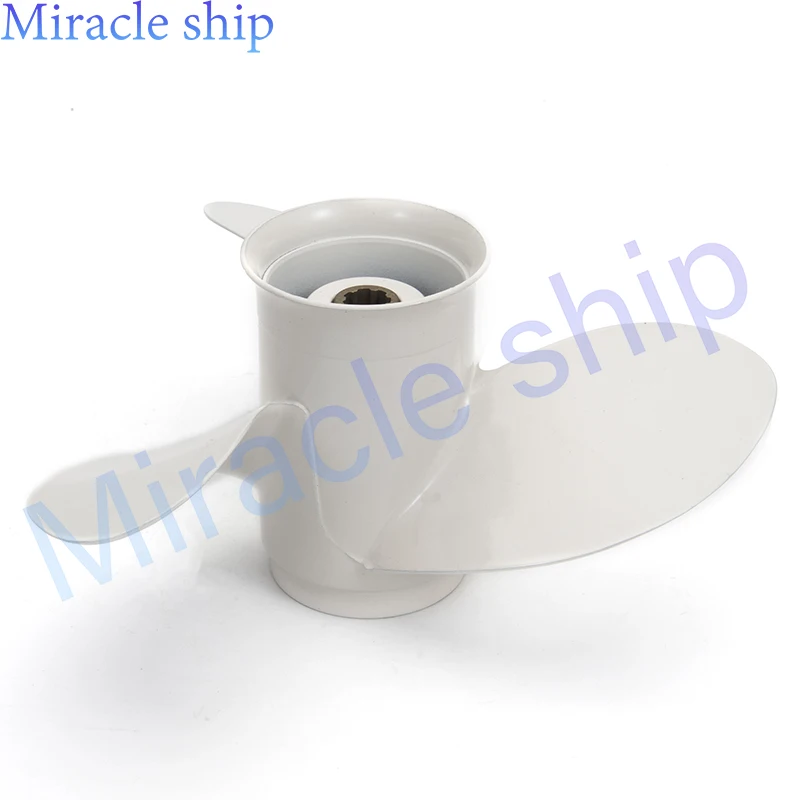 6G1-45941-00-EL 6G1-45943-00-EL Boat Motor Propeller for YAMAHA/HIDEA 6-8HP Outboard Engine Propeller Aluminum 3 Blades