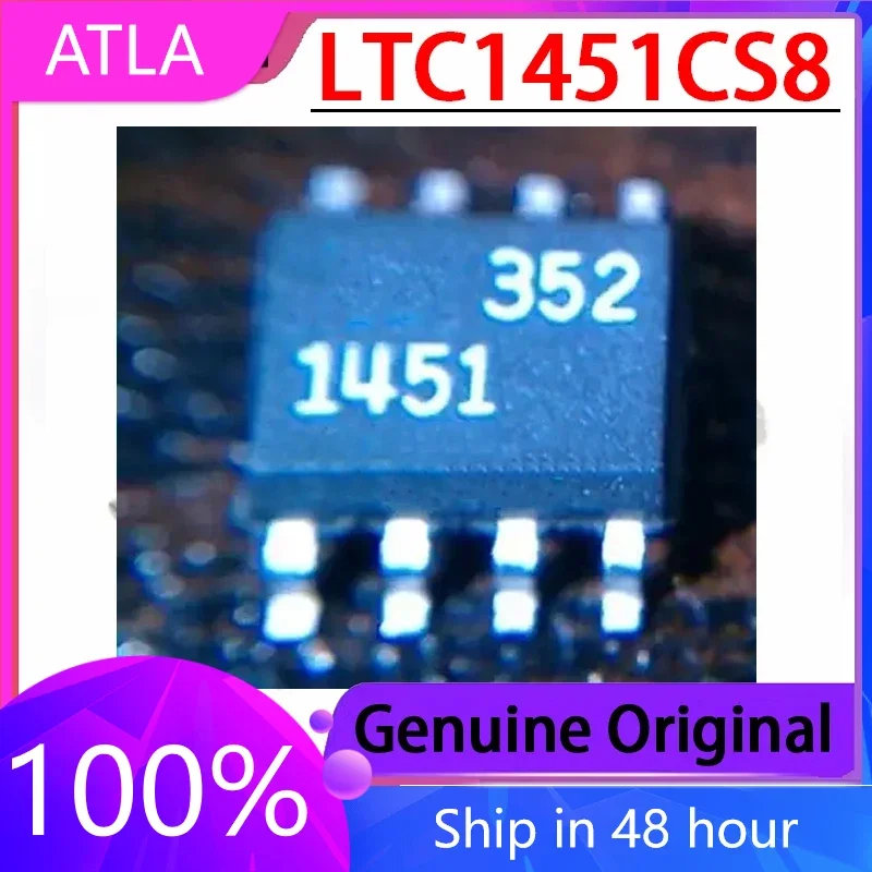 

2PCS LTC1451CS8 LTC1451IS8 LT1451 LTC1451 SOP8 Digital To Analog Converter Chip Brand New