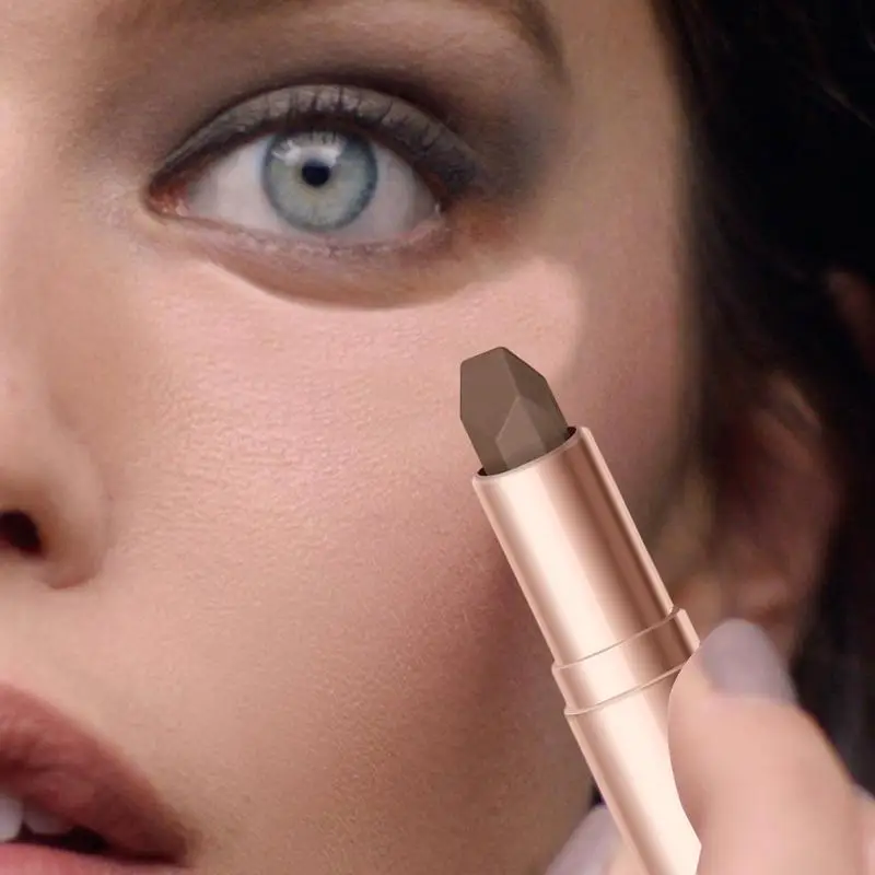 Dual-Ended Contour Makeup Stick 40g Face Matte Contour & Highlighter Matte Shadow Stick Waterproof Face Shaping makeup stick