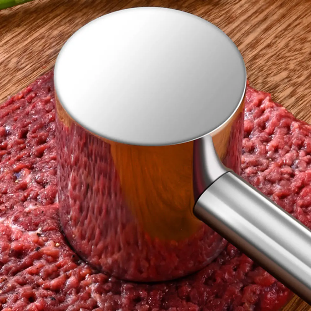 

Молоток для отбивания мяса из нержавеющей стали, кухонный тендерайзер для говядины, свинины, курицы, для домашнего и ресторанного использования, инструмент для стейков