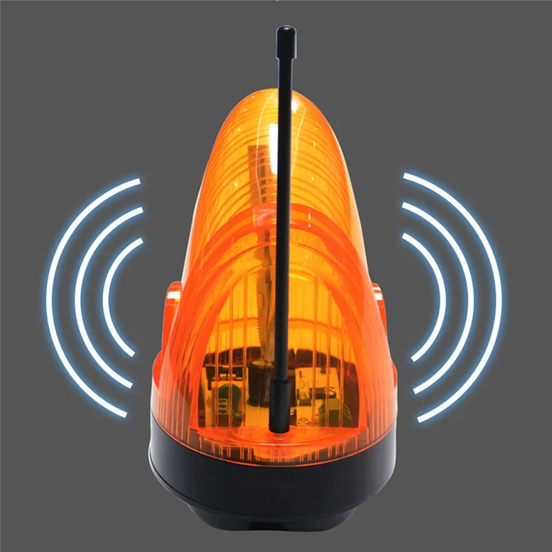 A23F-12V-220V LED Alarm Light Strobe Flashing Emergency Warning Lamp Wall Mount For Automatic Gate Opener