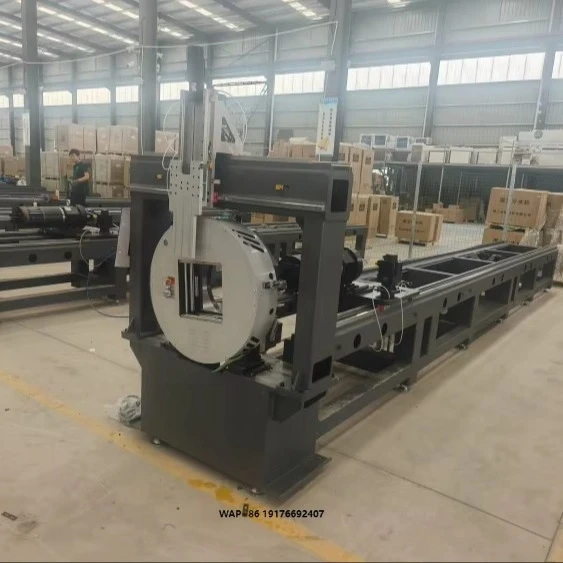 Fully Automatic CNC Pipe Cutting Machine Fiber  for Metal Supports BMP Format Water Cooling Graphic Format LAS PLT