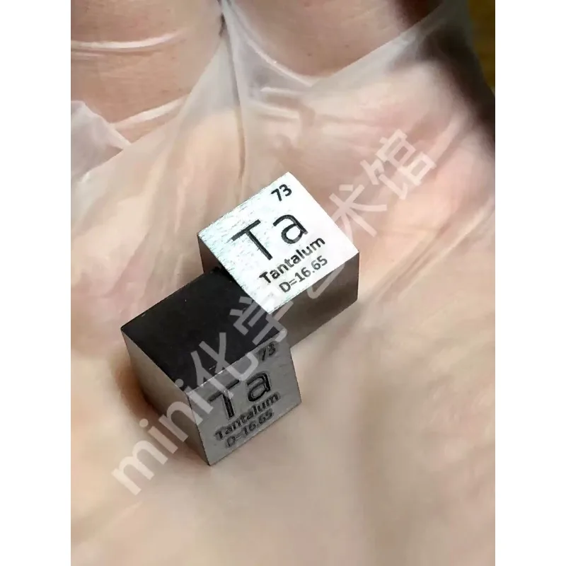 Metallic tantalum periodic table cube 10mm 16.6g ta 99.95 tantalum cube metallic tantalum
