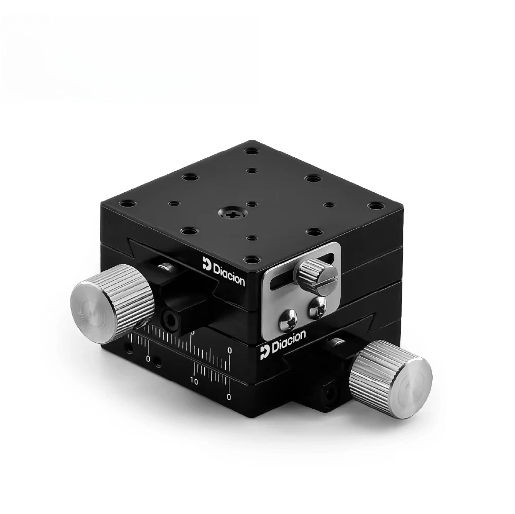 WEXY40 Long Stroke Optical Manual Positioning Stage 40*40mm Dovetail XY-axis Sliding Blocks Feed Optics Instruments