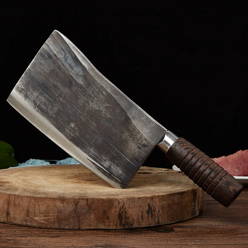 Traditional Kitchen Knife Handmade High Carbon Kitchen Knife Full Tang Wood Handle Slicing Serbian Chef Chopping Cleaver Tools