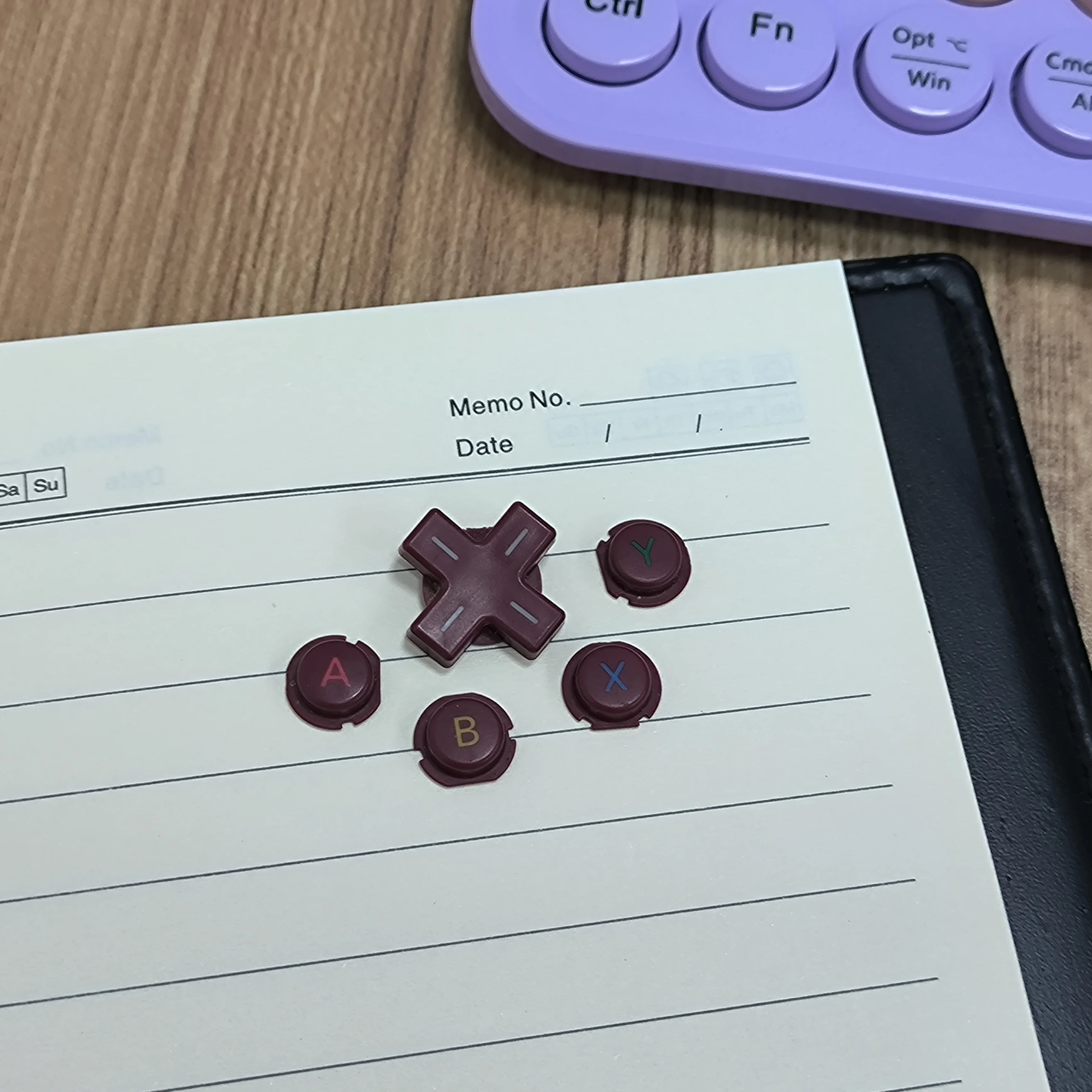 ใหม่ 3DS XL/LL Original disassembly Cross ABXY ปุ่มชุดปุ่มสําหรับ Nintend ใหม่ 3DS XL/LL คอนโซล