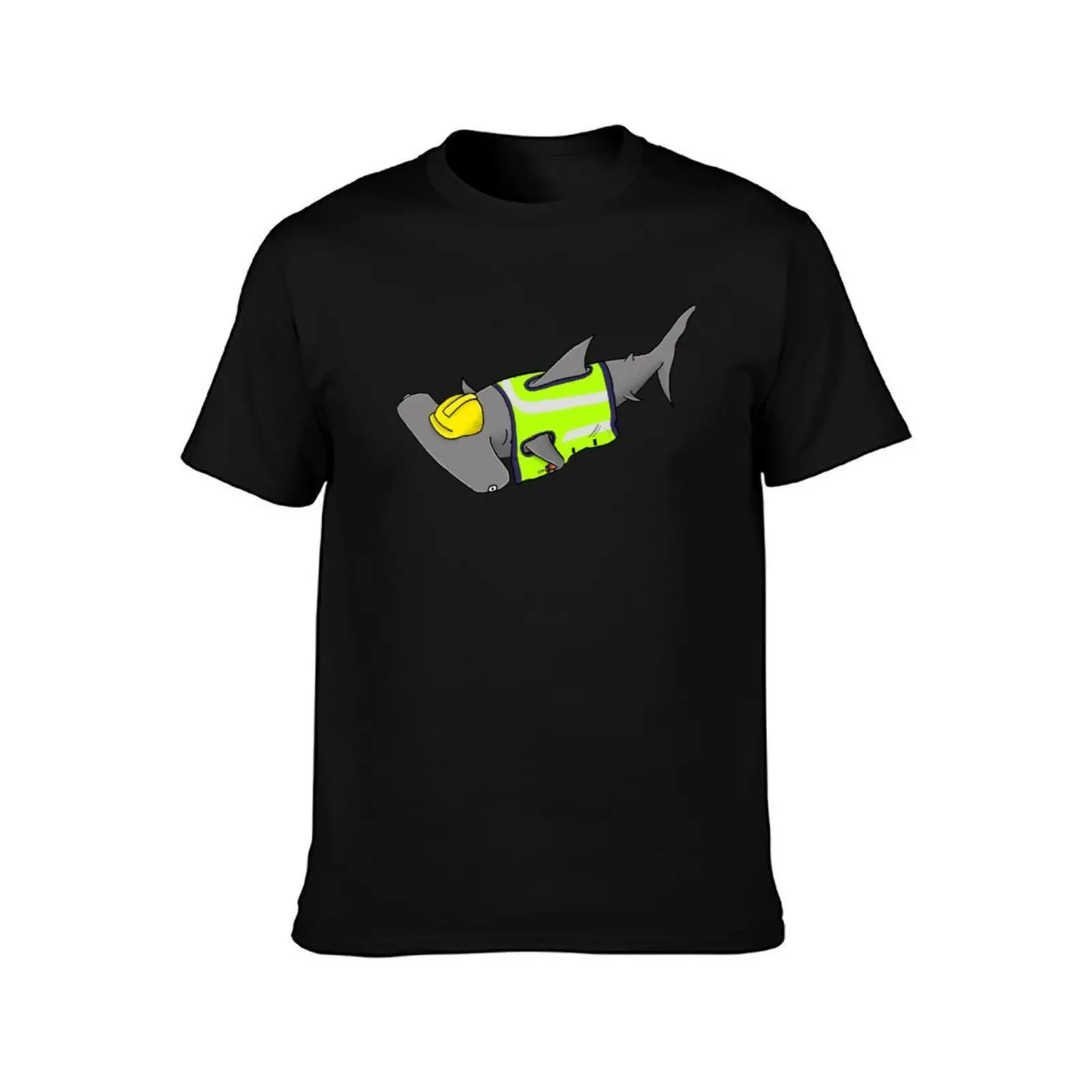 Harold the hammer head builder T-Shirt, Summer Casual Cotton Tee, Oversized Streetwear Tops, Vintage Graphic Print, 100% Cotton