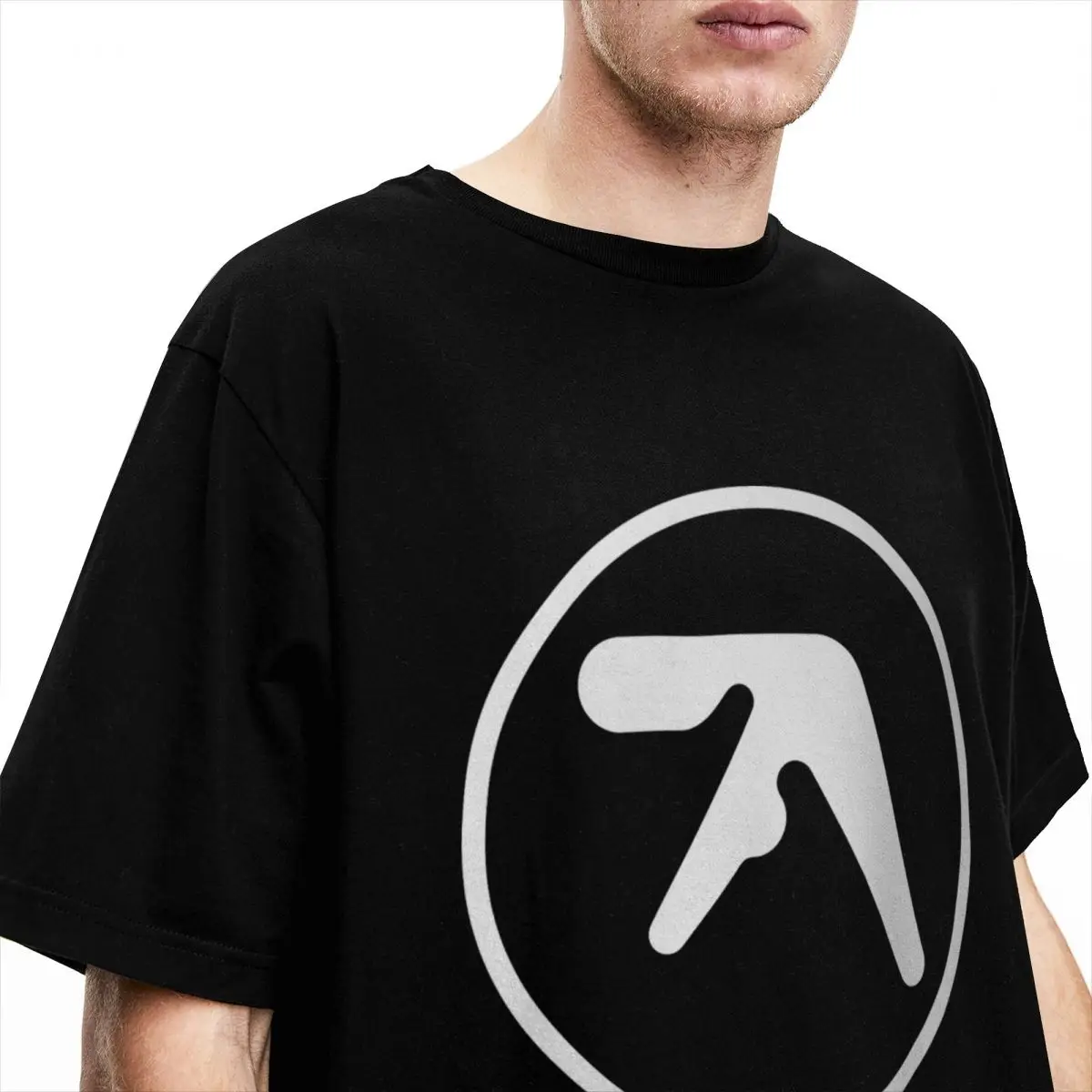 Men Women Aphex Twin T Shirt Summer Pure Cotton Cool Short Sleeve Casual Fashion O Neck T Shirt Large Size T Shirt