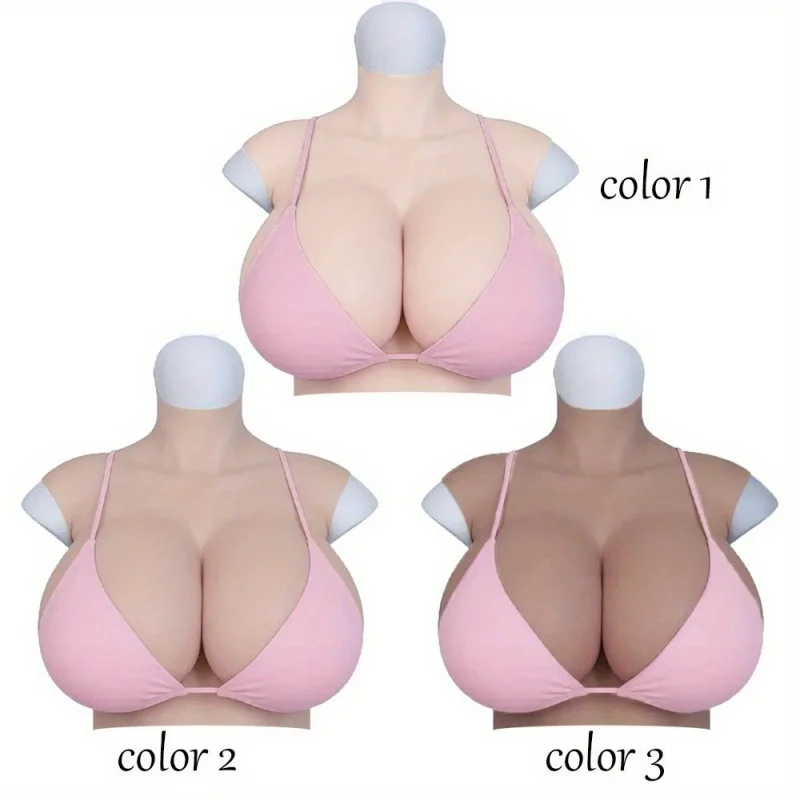 Simulated Silicone Breast Board Fake Breast C-G Cup, Suitable For Cross Dressers Drag Queen Mastectomy Transgender Breastplates