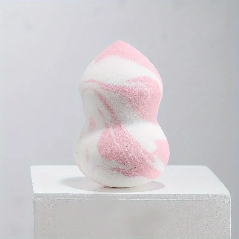 1Pc Make-upspons schoonheid ei kleurverloop zacht dubbelzijdig nat en dubbel gebruik geschikt voor zonder eetpoeder