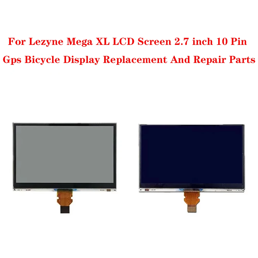 لشاشة Lezyne Mega XL LCD 2.7 بوصة 10 دبوس لتحديد المواقع دراجة عرض استبدال وإصلاح أجزاء