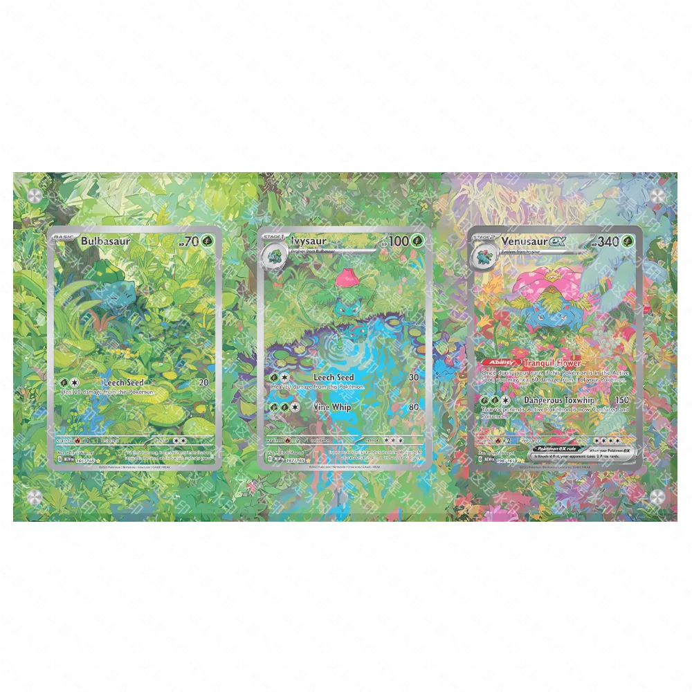 Fai da te acrilico Pokemon Charizard Blastoise Bulbasaur Pittura estesa Stuck Brick Anime Classici Collezione di giochi Espositore