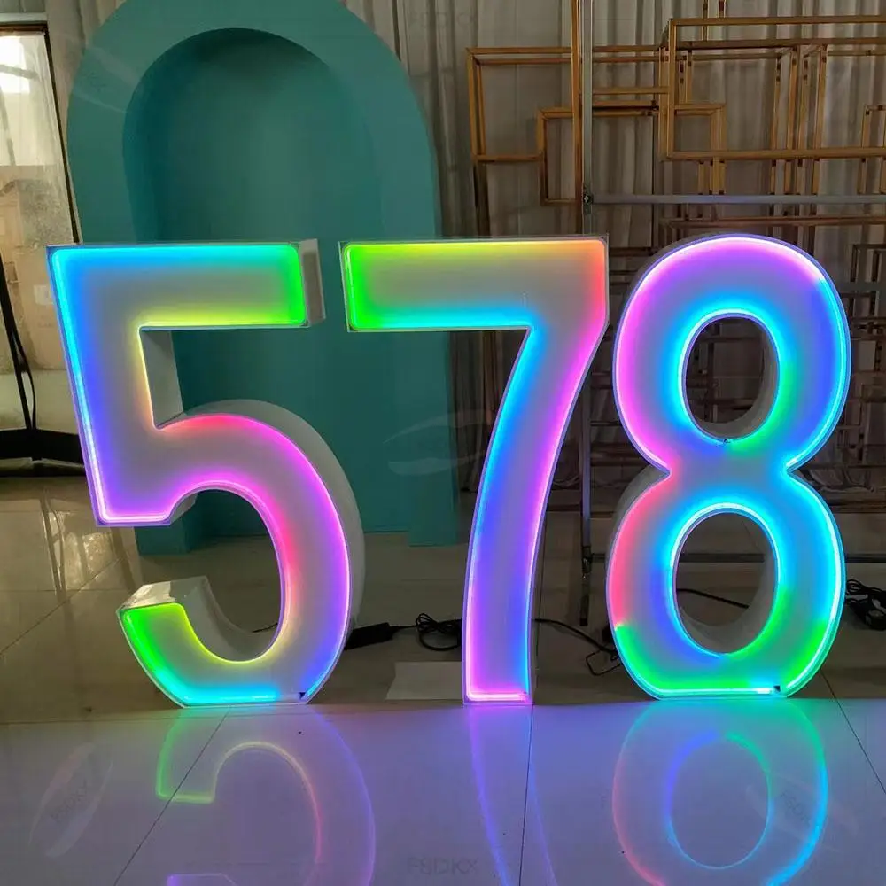 Wholesale Led Letter Lights Numbers Marquee Letters Wedding Sign Large Marquee Numbers