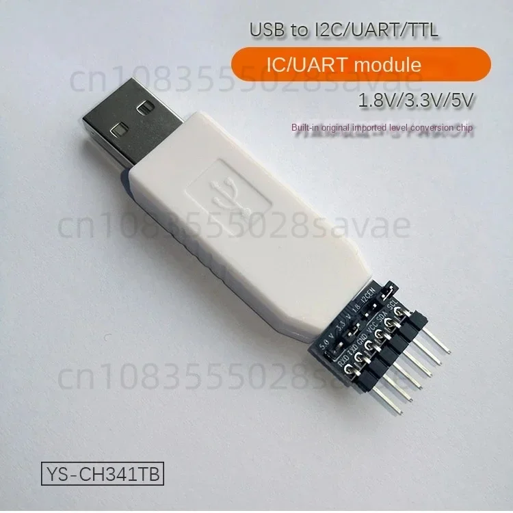 USB to I2C / UART / TTL / support low voltage 1.8v/3.3v/5v ch341tb