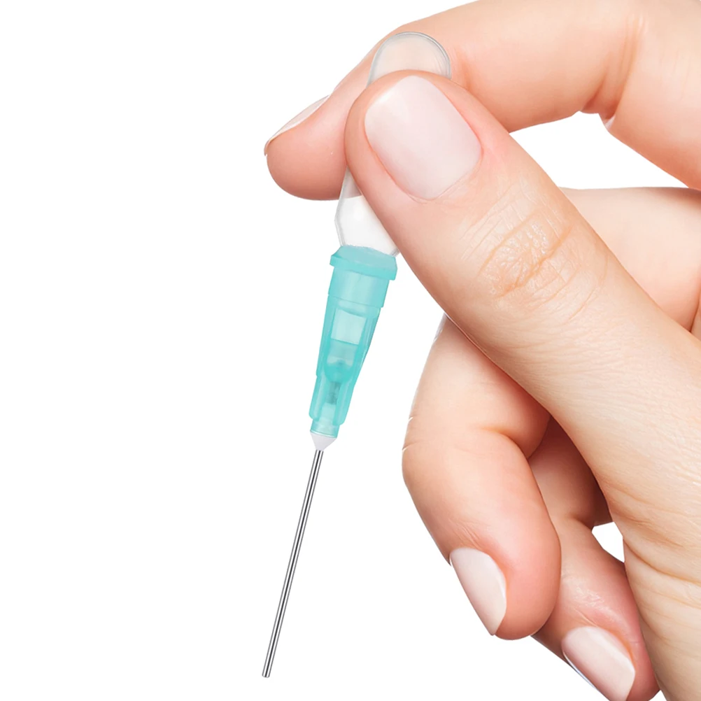 6pcs Dispensing Straws Lab Needles Mini Droppers for Oils Stainless Steel Plastic Needle Oiler Bottles Perfume Pipette Oil